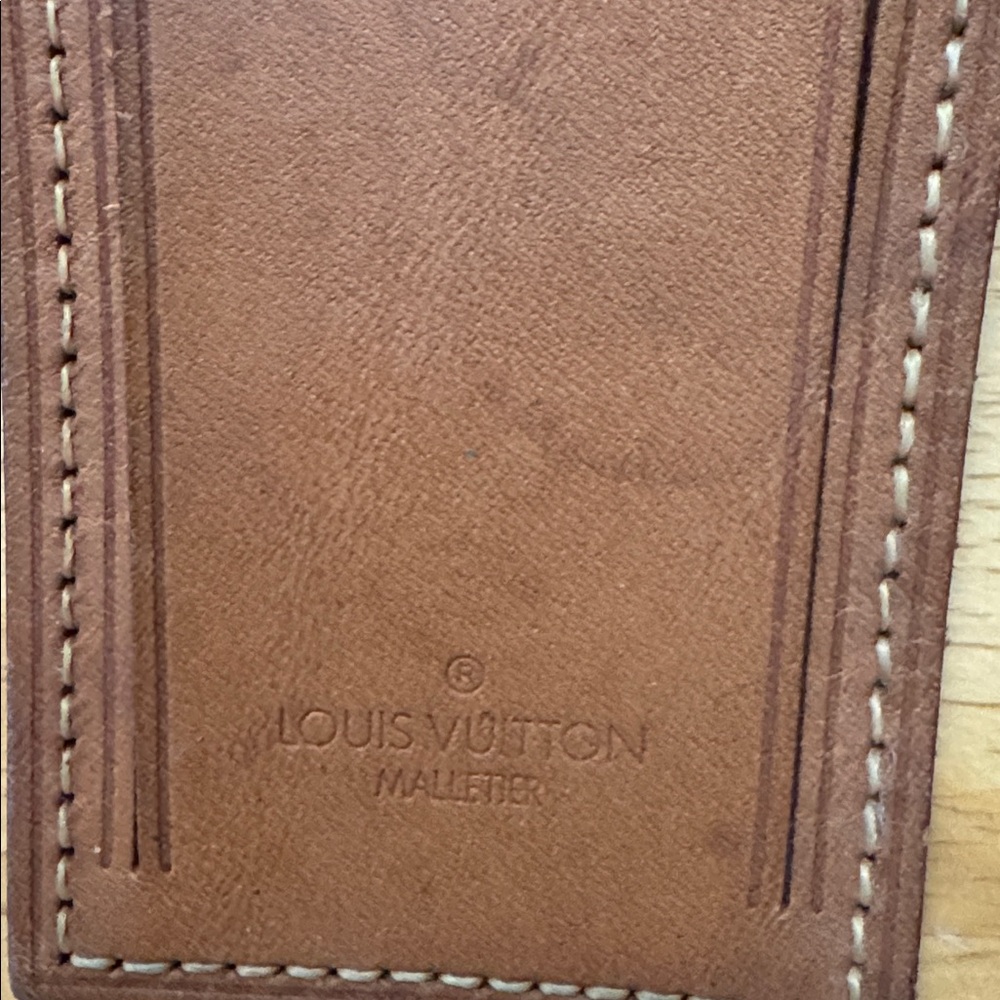 Louis Vuitton Brown Travel Bag Tag - Picture 4 of 4